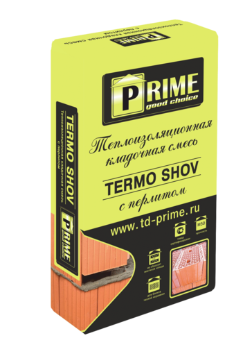 Кладочная смесь теплоизоляционная Prime Termo Shov 9230 16 кг