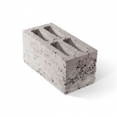 Межквартирный блок керамзито-бетонный четырехщелевой