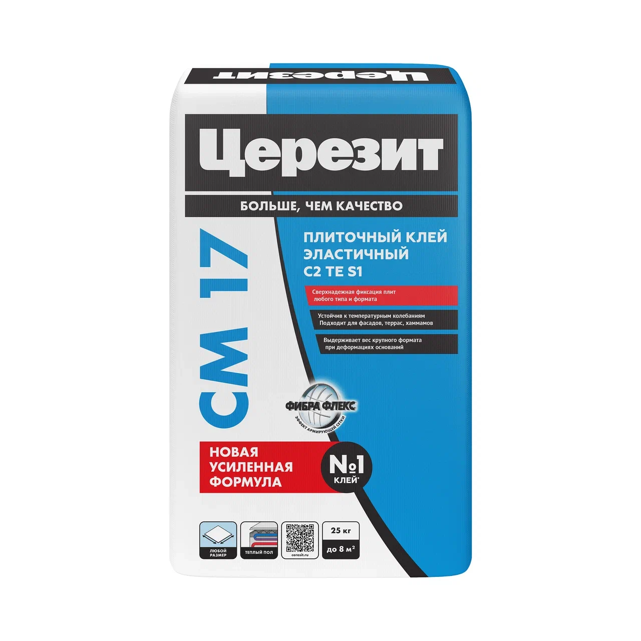 Клей Церезит СM 17 серый для плитки 25 кг