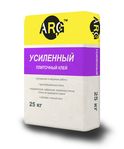 Клей ARG1 усиленный С2 для плитки 25 кг