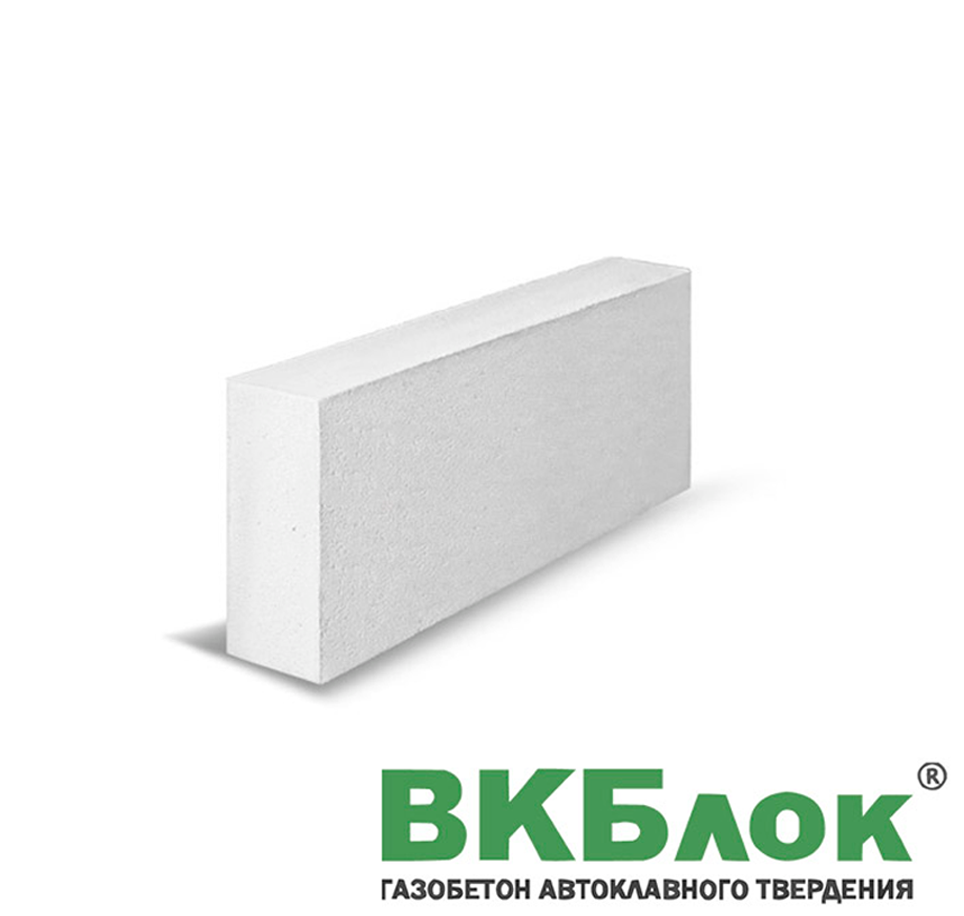 Газобетонный блок ВКБлок Сергиев Посад D500 перегородочный