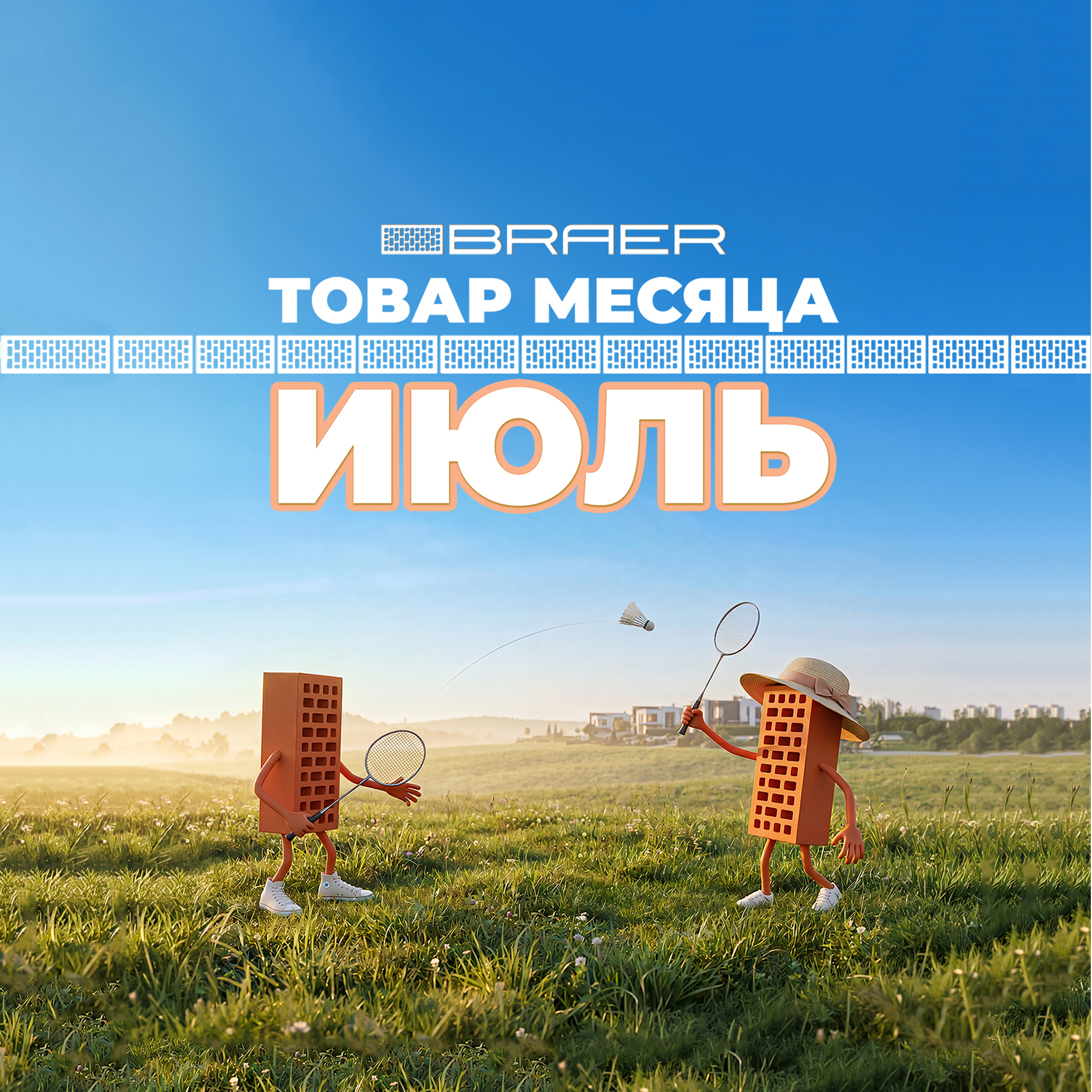 Акция «Товар месяца июль» на керамическую продукцию  с 01.07.2026г