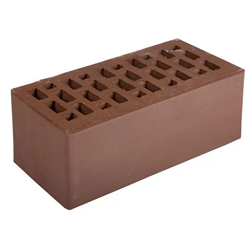 Облицовочный кирпич Ярославль коричневый гладкий 1.4НФ