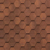 Гибкая черепица Tegola Nobil Tile (Комфорт Плюс) Вест Светло-коричневый