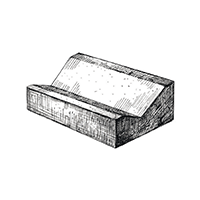 Лоток прикромочный Б1 (1000x500x250/200) Фабрика Готика 