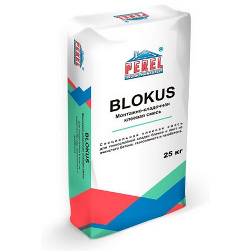 Клей Perel Blokus 0332 белый для блоков 25 кг