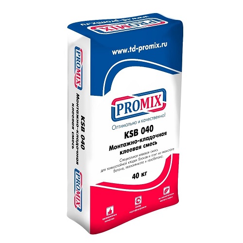 Клей Promix KSB 040 для блоков 40 кг