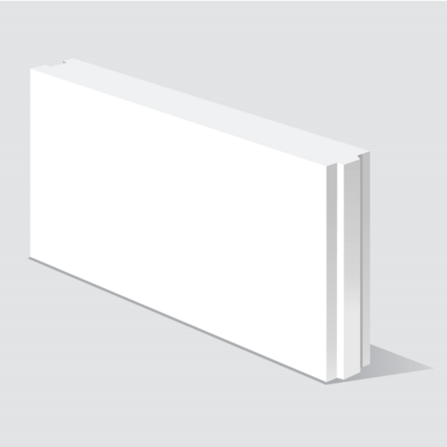 Плита пазогребневая силикатная перегородочная полнотелая 498*70*248мм ПЗСК