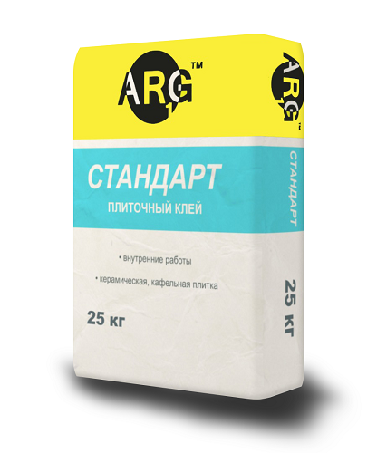 Клей ARG1 стандартный С0 для плитки 25 кг