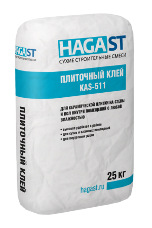 Клей HAGA ST KAS-511 для плитки 25 кг