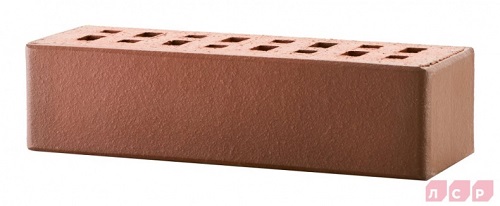 Клинкерный кирпич ЛСР красный флэш "ноттингем" гладкий 0.7НФ