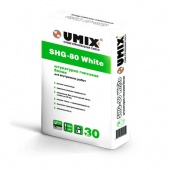 Белая гипсовая штукатурка UMIX SHG-80 White (30 кг) машинного нанесения