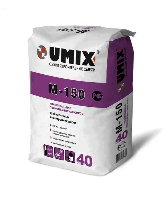 Сухая смесь UMIX Универсальная М150 40 кг