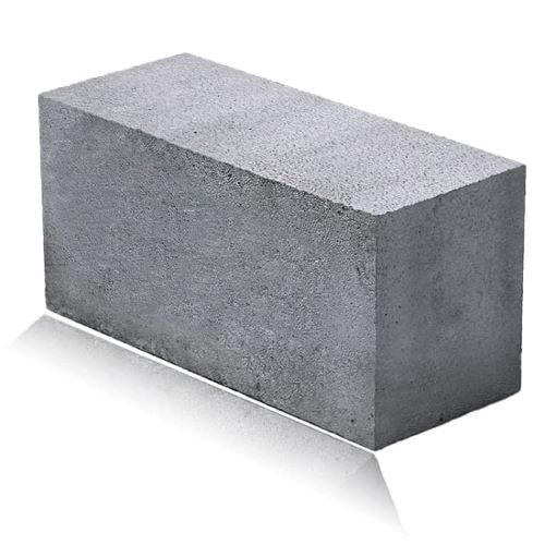 Блок пескоцементный полнотелый Авангард фундаментный 390х190х188