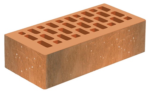 Облицовочный кирпич Голицынский венеция рифлёный 1НФ УС