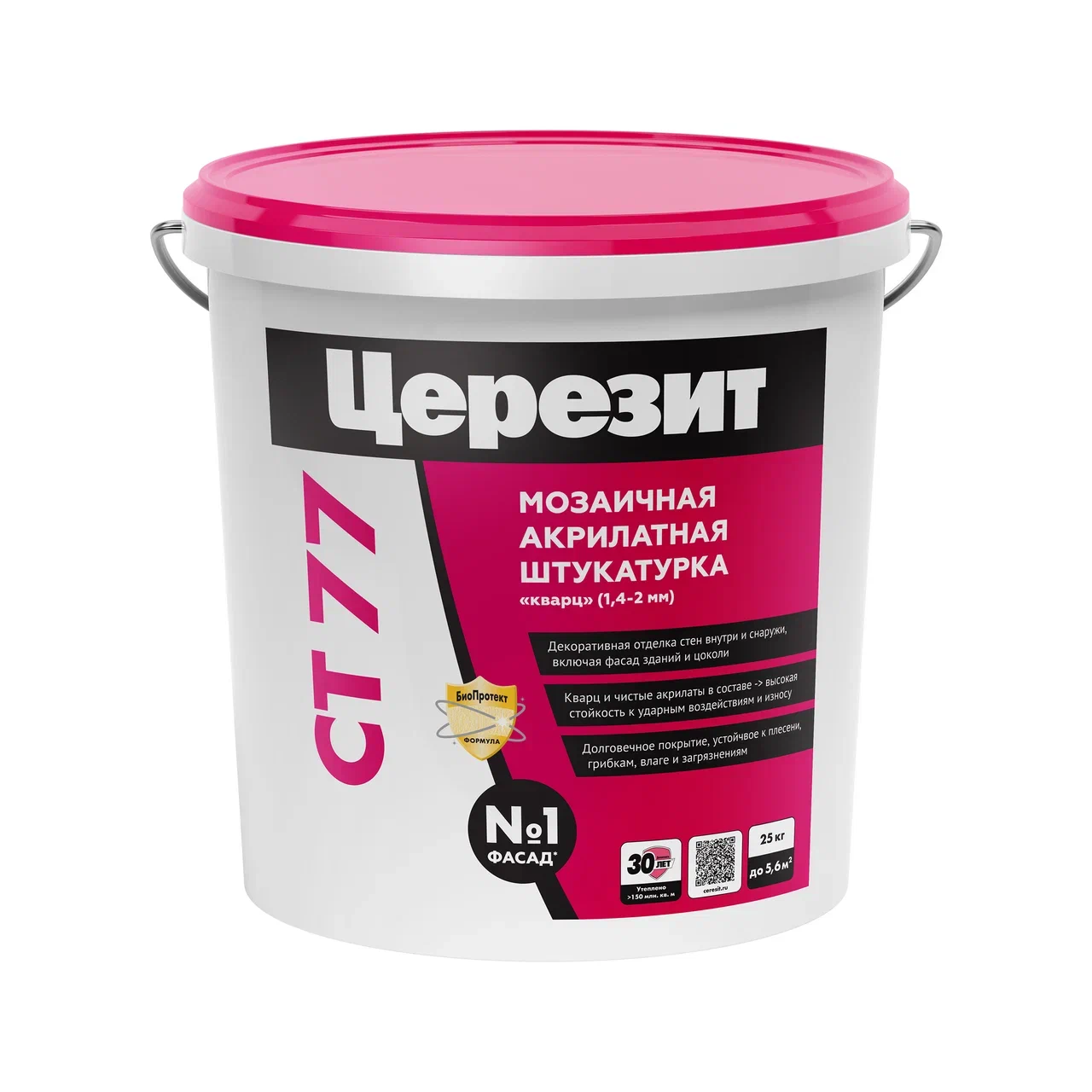 Штукатурка мозаичная Церезит CT 77 25 кг