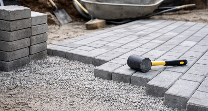 Технология и способы укладки брусчатки