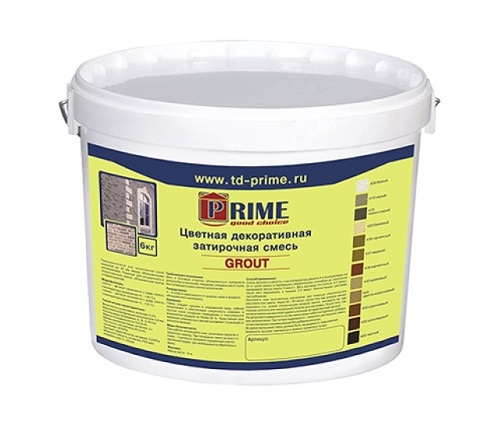 Затирка для плитки Prime Grout 6 кг