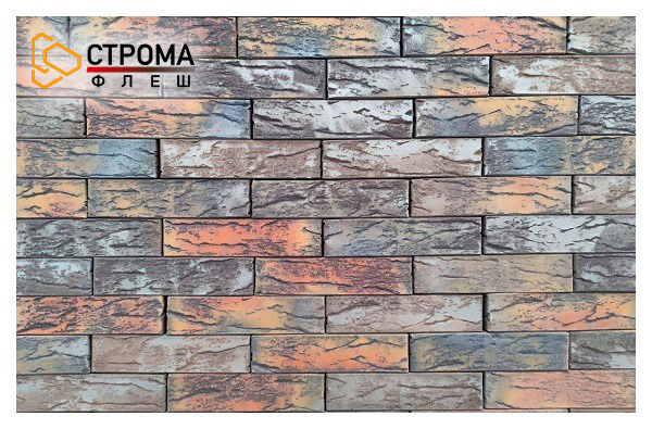 Облицовочный кирпич Строма Флеш Рояль кора дуба 1НФ УС