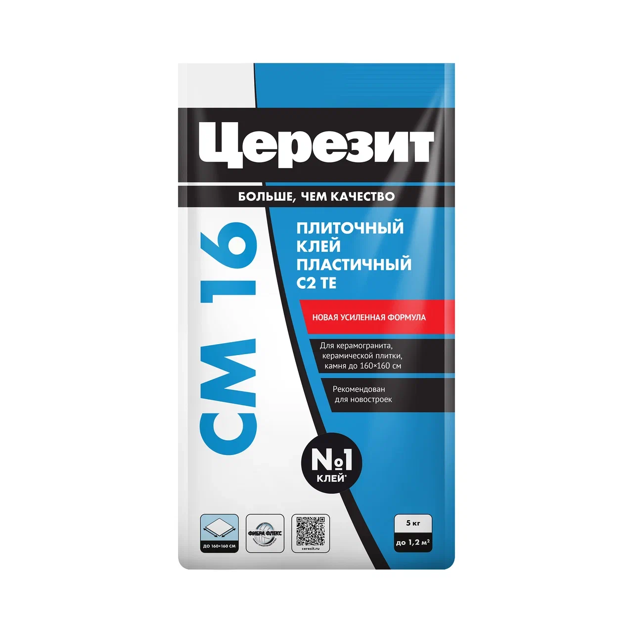 Клей Церезит СM 16 серый для плитки 5 кг