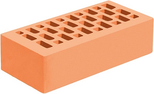 Облицовочный кирпич Голицынский абрикосовый гладкий 1НФ УС