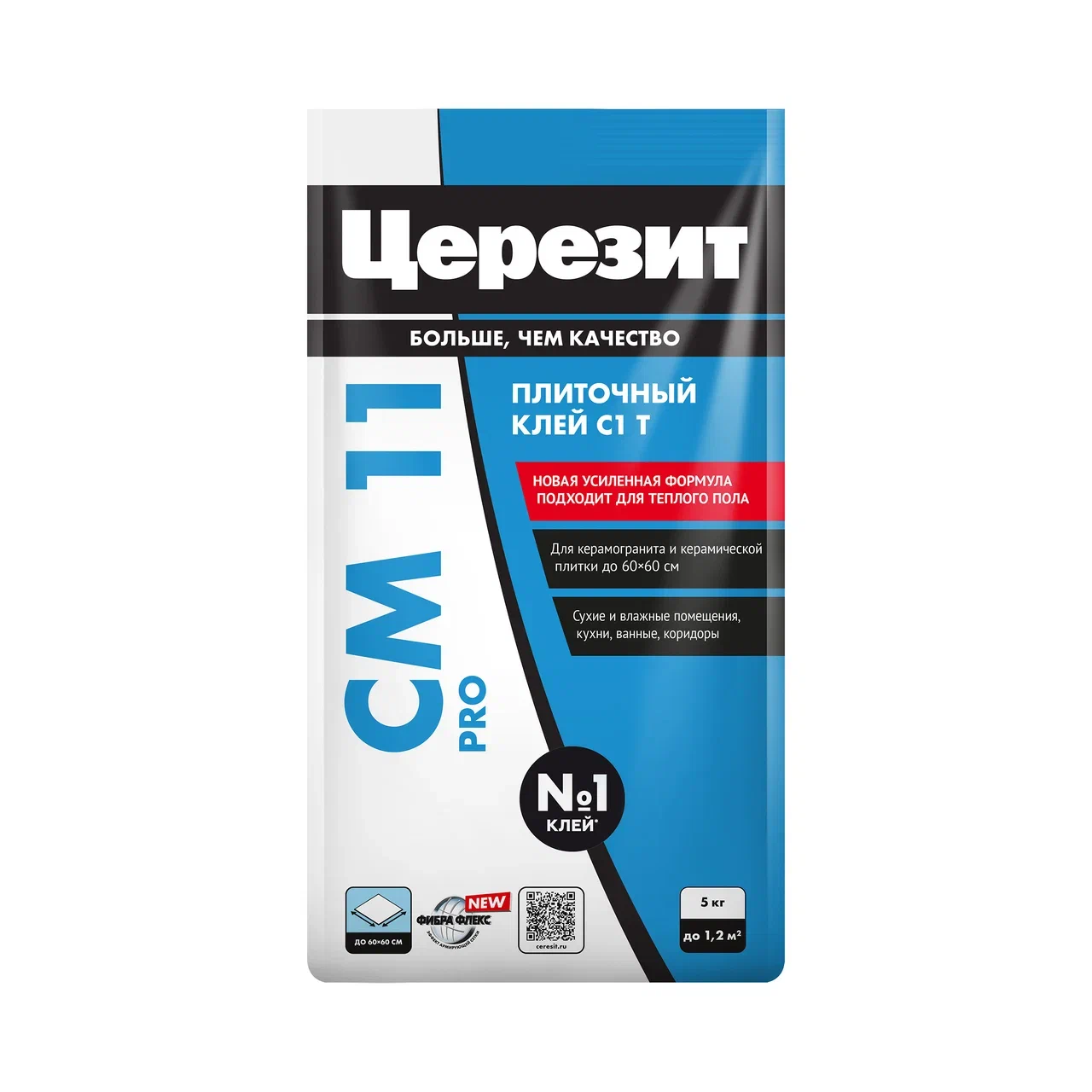 Клей Церезит СM 11 PRO серый для плитки 5 кг