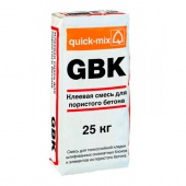 Клеевая смесь для пористого бетона Ouick mix GBK (25 кг)