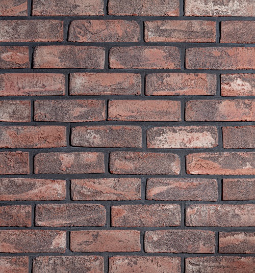 Облицовочный кирпич Faber Jar Петровский Штандарт чёрно-красный ручная формовка полнотелый 