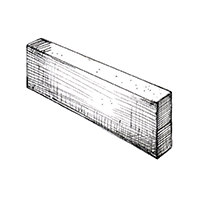Камень садовый (500x200x50) Фабрика Готика Profi 