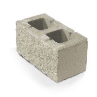 Блок бетонный 2-х щелевой Колдиз заборный 390х190х188 колотый с двух сторон