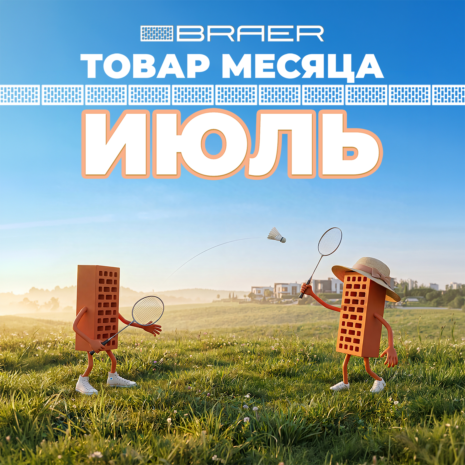 Акция «Товар месяца июль» на керамическую продукцию  с 01.07.2026г
