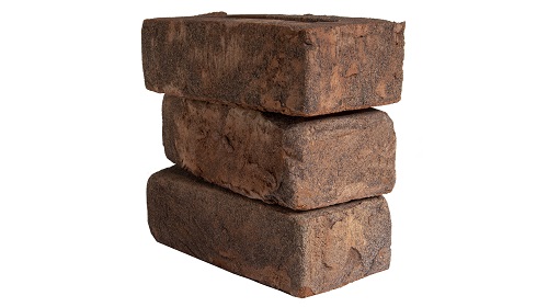 Облицовочный кирпич Faber Jar Петровский Штандарт чёрно-красный ручная формовка полнотелый 