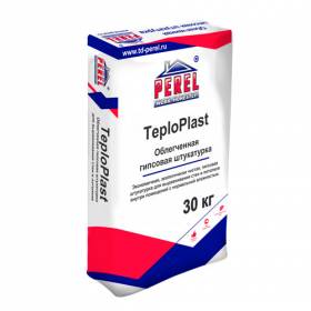 Легкая цементно-известковая штукатурка Perel TeploPlast белый (30 кг)