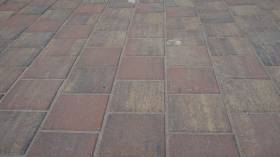 Тротуарная плитка Готика Плита Profi 100мм (на сером цементе)
