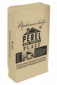 Пластичная гипсовая штукатурка Perel PLASTER белый (30 кг)