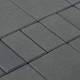Тротуарная плитка BRAER Мозаика Серый